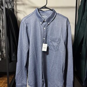 J. Crew Casual Blue Button-Down Shirt